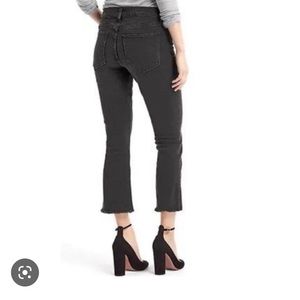 Black GAP Crop Kick Jeans | Size 29